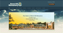 Desktop Screenshot of benethillmonastery.org